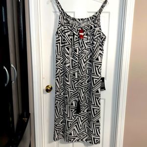 Zebra print maxi dress